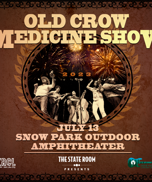 KRCL Presents: Old Crow Medicine Show on July 13 at Deer Valley Concert Series