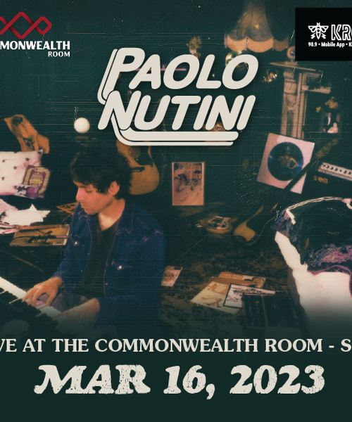 KRCL Presents: Paolo Nutini on March 16 at Commonwealth Room