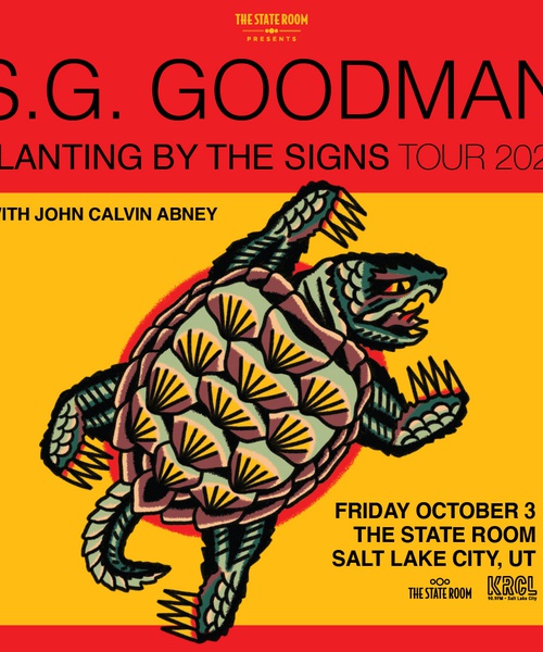KRCL Presents: S.G. Goodman at The State Room on Fri, Oct 3
