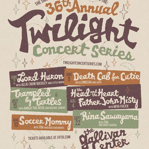 36th Annual Twilight Concert Series is Announced!